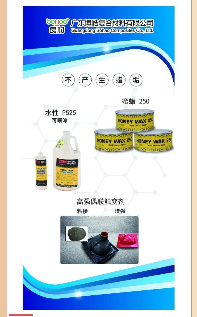 第26屆復(fù)材展廣東博皓熱推產(chǎn)品：美國(guó)Stoner脫模劑、高強(qiáng)偶聯(lián)觸變劑