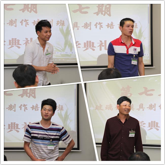 學(xué)員積極上臺做自我介紹，會議氣氛熱烈